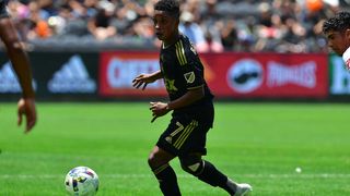 LAFC trades Latif Blessing to the New England Revolution (LAFC). Photo by Gary A. Vasquez/ USA Today Sports Images